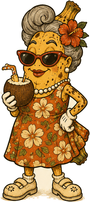 Red cat-eye sunglasses, flower behind the stem, best hair in the bowl