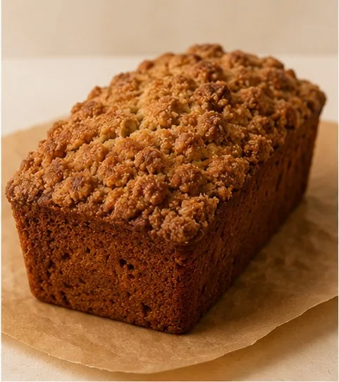 Whole plain loaf, streusel crown