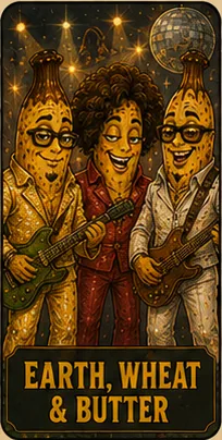 Trading card: Earth, Wheat  Butter