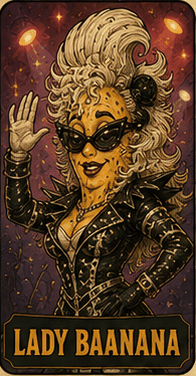 Trading card: Lady Baanana