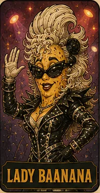 Trading card: Lady Baanana
