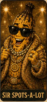 Trading card: Sir Spots-a-Lot